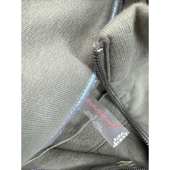 Free People Movement Women's Away We Go Half Zip Sage Stone XL NWT $128 MSRP - Picture 7 of 8
